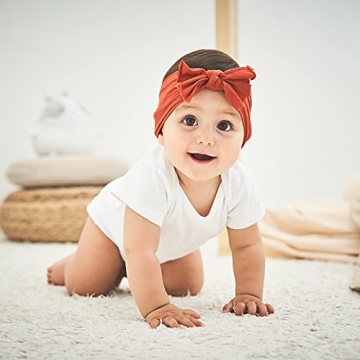choicbaby 20PCS Baby Girls Nylon Headbands for Newborns