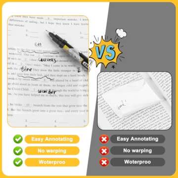 Clear Sticky Notes with Marker - 7 Pack Convenience