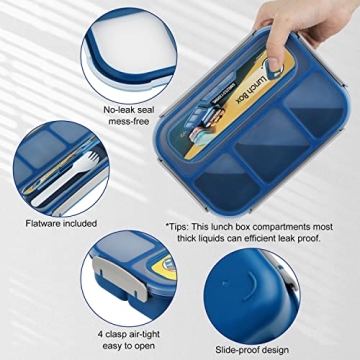 MaMix Bento Lunch Box for Adults and Kids - 1300ML