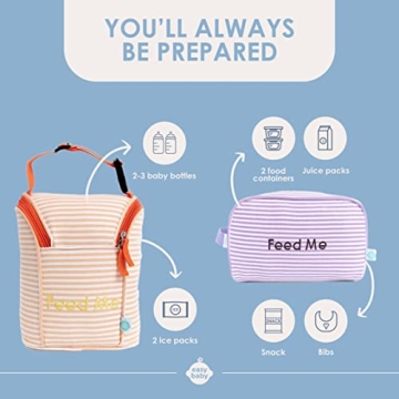 Easy Baby Diaper Organizer - 4 in 1 Pouch Set