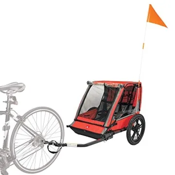 Allen Sports Hi-Viz 2-Child Bicycle Trailer for Families