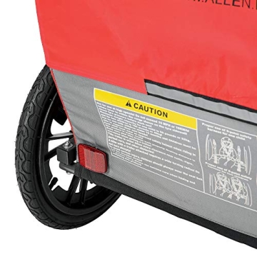 Allen Sports Hi-Viz 2-Child Bicycle Trailer for Families