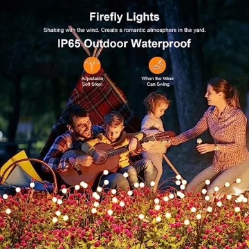 ASMAD Solar Garden Lights - Enchanting Firefly Decor