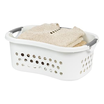IRIS USA 50L Plastic Laundry Basket with Comfort Handles 3-Pack