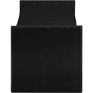 Meridian Waverly Black Bench - Stylish Modern Design