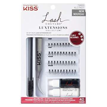 Kiss Lash Couture Luxtensions Faux Lash Extensions Kit (Pack of 2)