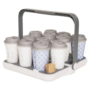 Bevee Reusable Drink Carrier for Coffee Runs & Takeout | Compact & Durable