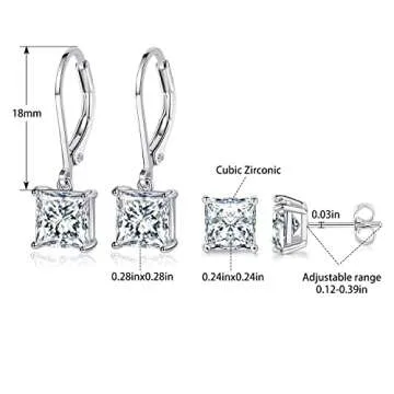 MDFUN 18K Gold Plated Tear Drop Dangle Earrings