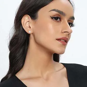 MDFUN 18K Gold Plated Tear Drop Dangle Earrings