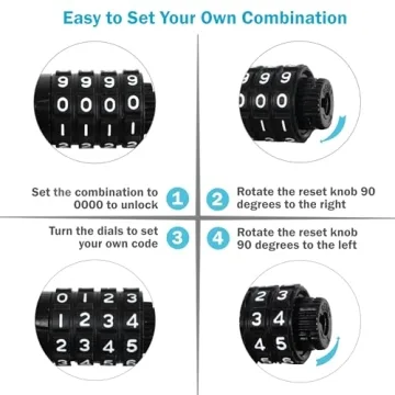 Lumintrail 4-Foot Steel Cable Lock - 2-Pack Security Solution