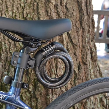 Lumintrail 4-Foot Steel Cable Lock - 2-Pack Security Solution