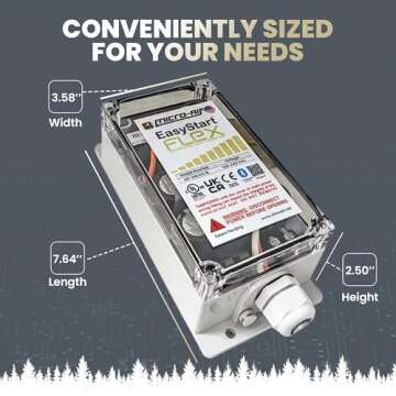 MICRO-AIR EasyStart FLEX 398 - Bluetooth Soft Start Kit for Home AC, RV & Commercial Use, Works with...