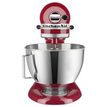 KitchenAid Tilt-Head Stand Mixer 4.5 Quart Empire Red