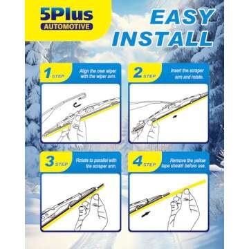 5 PLUS® 10 Inch Rear Wiper Blade for GMC Chevys