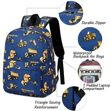 CAMTOP Preschool Backpack for Boys; Adorable & Functional