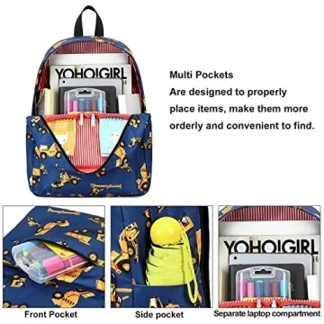 CAMTOP Preschool Backpack for Boys; Adorable & Functional