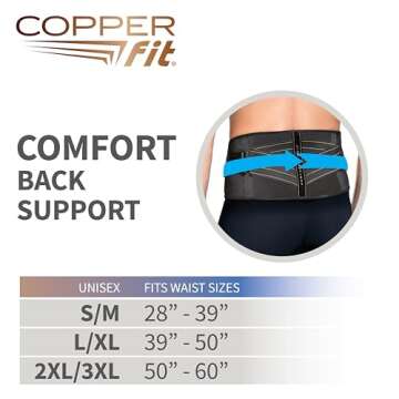 Copper Fit Pro Back Support for Comfort & Stability