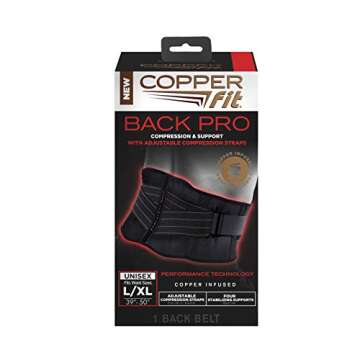 Copper Fit Pro Back Support for Comfort & Stability