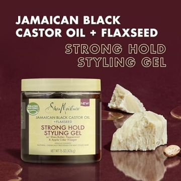 Strong Hold Styling Gel with Jamaican Black Castor Oil