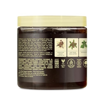 Strong Hold Styling Gel with Jamaican Black Castor Oil