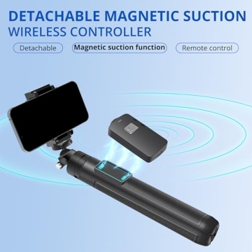 Bluehorn 62 Inch Extendable Selfie Stick Tripod with Remote