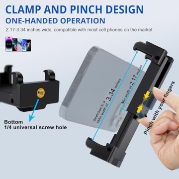 Bluehorn 62 Inch Extendable Selfie Stick Tripod with Remote