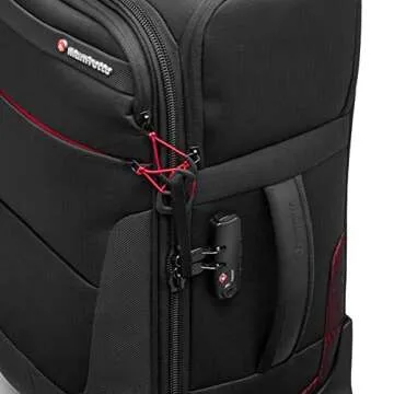 Manfrotto Reloader Air-55 Pro Light Camera Roller Bag for Camcorders, DSLR, Professional Reflex Came...