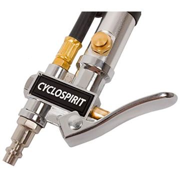 CycloSpirit Universal Tire Inflator for Presta and Schrader