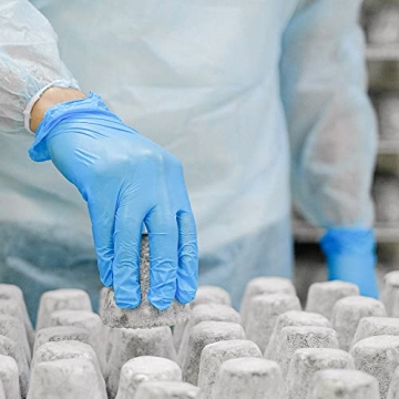 Durable Schneider Blue Vinyl Exam Gloves, Latex-Free, 100 count