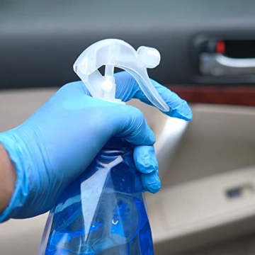 Durable Schneider Blue Vinyl Exam Gloves, Latex-Free, 100 count