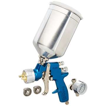 DeVilbiss 803558 Finishline 4 FLG-670 Solvent Based HVLP Gravity Feed Paint Gun