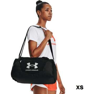 Under Armour Undeniable 5.0 Duffle Bag in Black