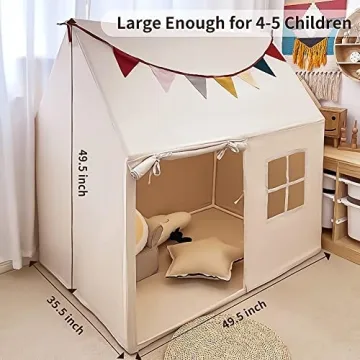 Large Kids Play Tent Indoor Outdoor Sturdy Playhouse