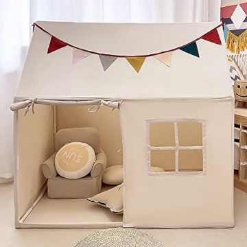 Large Kids Play Tent Indoor Outdoor Sturdy Playhouse