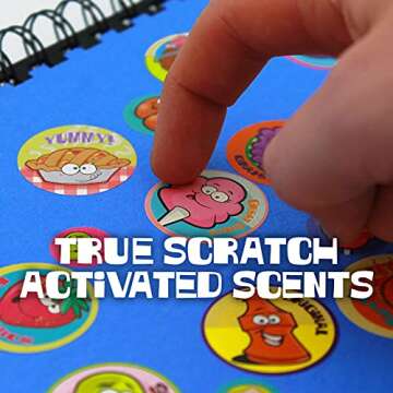 Just For Laughs Dr. Stinky's Scratch N Sniff Stickers 3-Pack- Pizza, Blueberry, Bubblegum 81 Sticker...