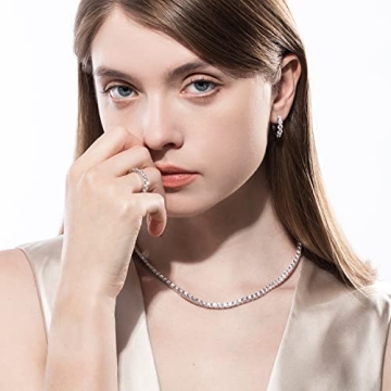 Stunning AnuClub Moissanite Eternity Ring for Women