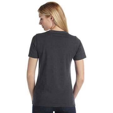 Bella + Canvas Ladies' Relaxed Heather CVC Short-Sleeve T-Shirt - Comfortable & Eco-Friendly