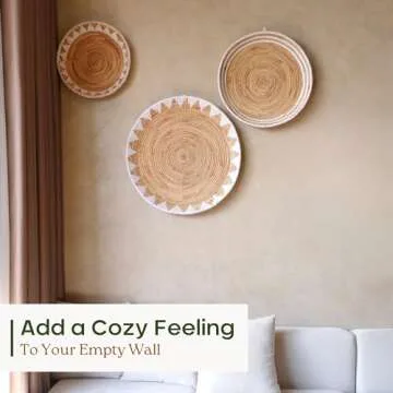 Boho Wall Baskets - Elegant Handcrafted Decor