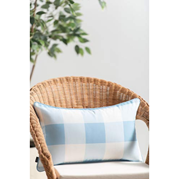 Stylish Hofdeco Coastal Pillow Covers Set of 2 in Blue