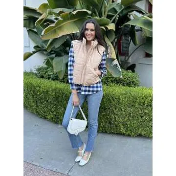 Stylish & Lightweight Women's Padded Puffer Vest