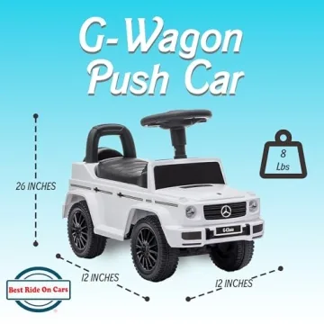 Luxury Mercedes G-Wagon Push Car for Toddlers 1-3 Years