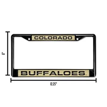 Rico NCAA Colorado Buffaloes Black Chrome Frame