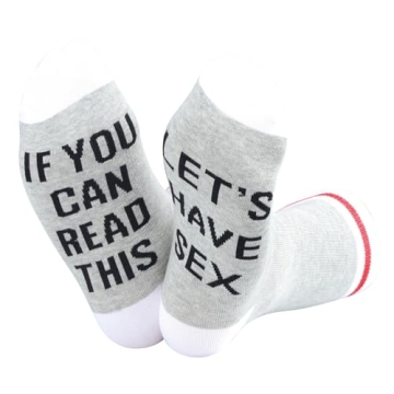 TSOTMO Sex Socks LET'S HAVE SEX For Couples - Funny Anniversary Gifts