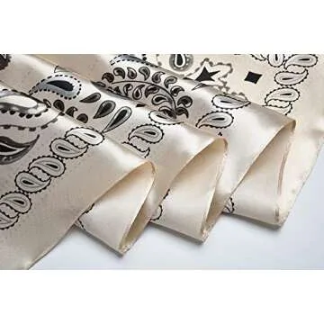 Corciova Silk Feeling 35x35 Hair Scarf for Women