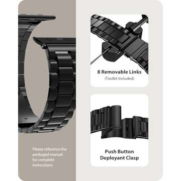 Stylish Fullmosa Apple Watch Metal Band for All Series