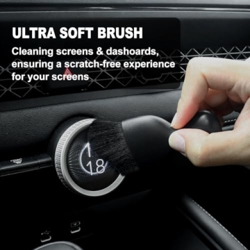 7PCS Ultra Soft Boars Hair Car Detailing Brush Set