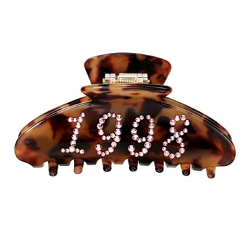 Personalized Large Claw Clips for Women with Strong Hold