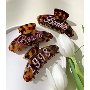 Personalized Large Claw Clips for Women with Strong Hold