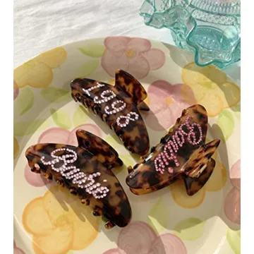 Personalized Large Claw Clips for Women with Strong Hold