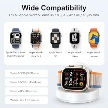 ZAPOGO Charging Dock for Apple Watch - Fast & Portable